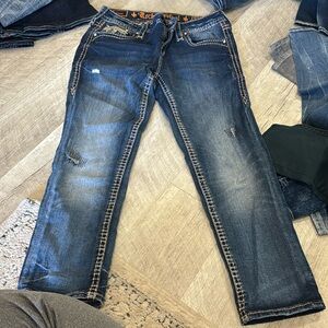 Rock revival capris